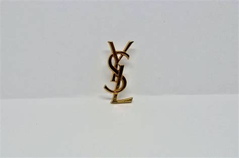 ysl lapel pin sale|yves Saint Laurent brooch.